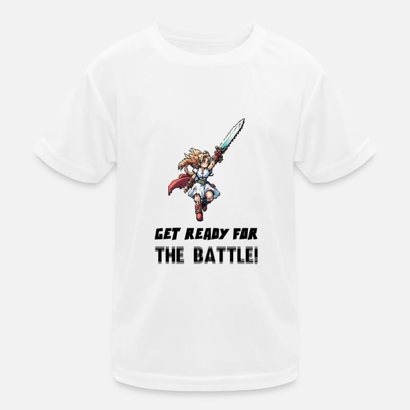 Mach dich bereit für den Kampf Kinder Funktions-T-Shirt