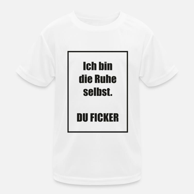 Ich bin die Ruhe selbst Kinder Funktions-T-Shirt
