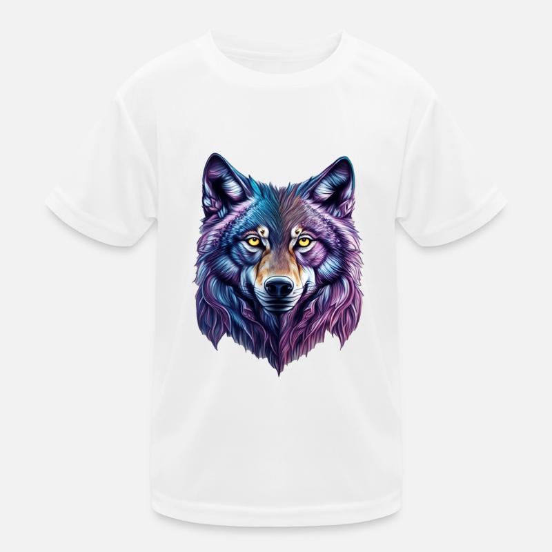 Wolf Splash Kinder Funktions-T-Shirt