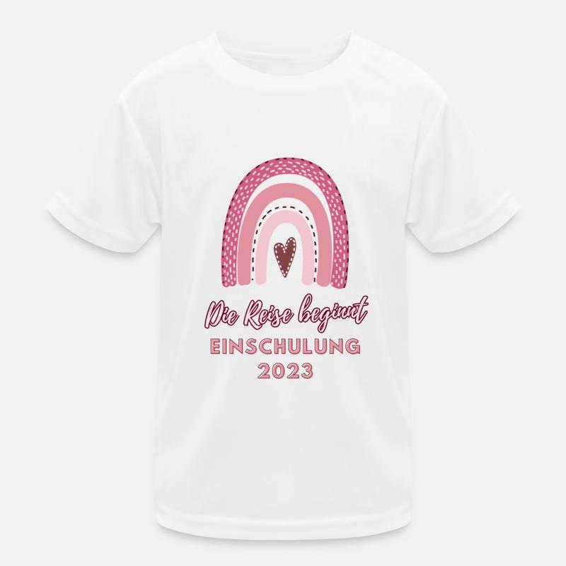 Die Reise beginnt: Einschulung 2023 Kinder Funktions-T-Shirt