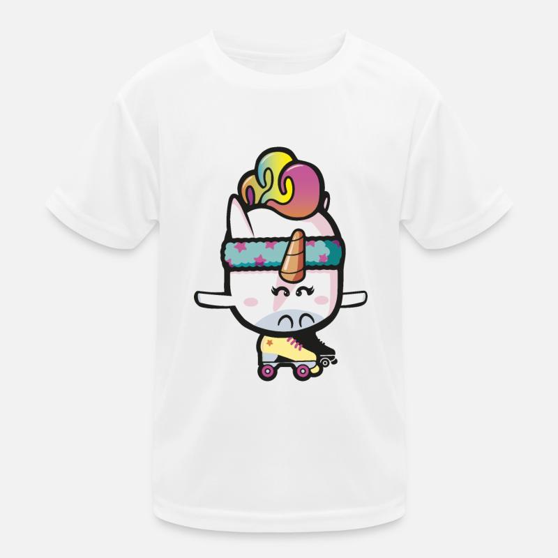 Licorne roller disco T-shirt sport Enfant