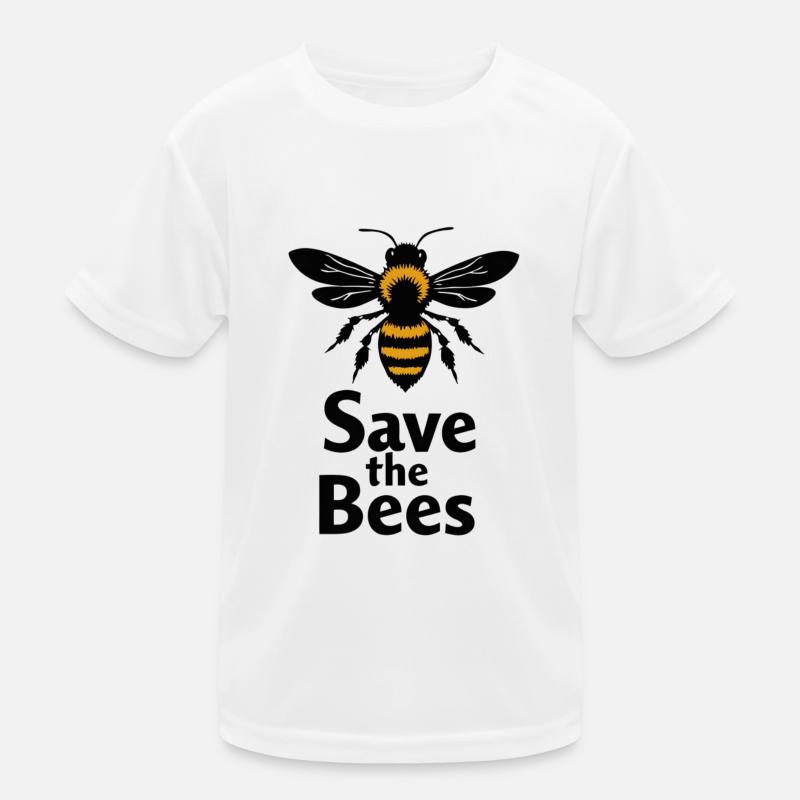 SAVE THE BEES Kids Functional T-Shirt
