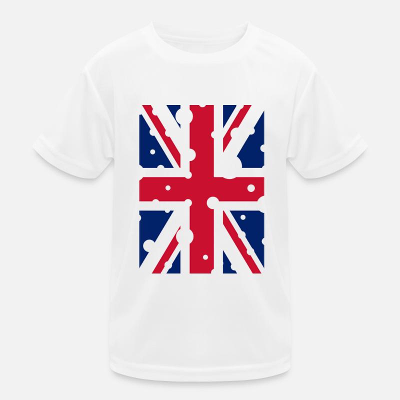 English Flag Kids Functional T-Shirt