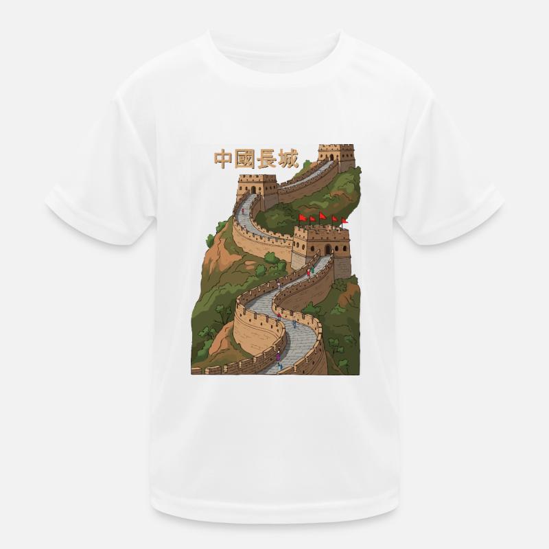 Die Chinesische Mauer Kinder Funktions-T-Shirt