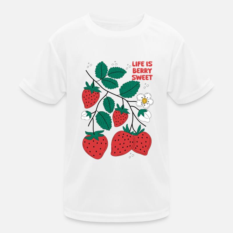 Süße erdbeere Kinder Funktions-T-Shirt