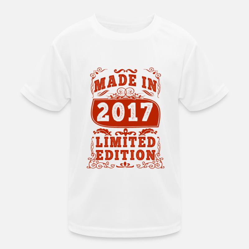 2017 anniversaire 2017 né en 2017 anniversaire T-shirt sport Enfant