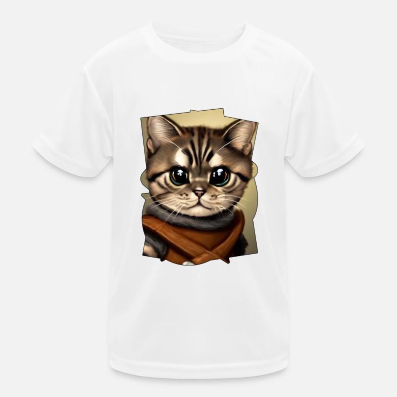 Capuche pour chat T-shirt sport Enfant