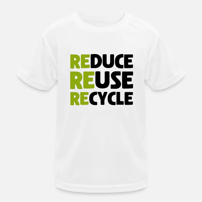 Réduire, Réutiliser, Recycler - Jour de la Terre T-shirt sport Enfant