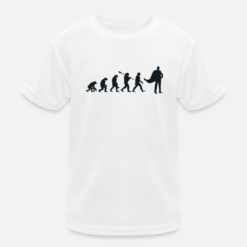 Évolution Darwin pour les Supermans 🦸‍♂️ T-shirt sport Enfant
