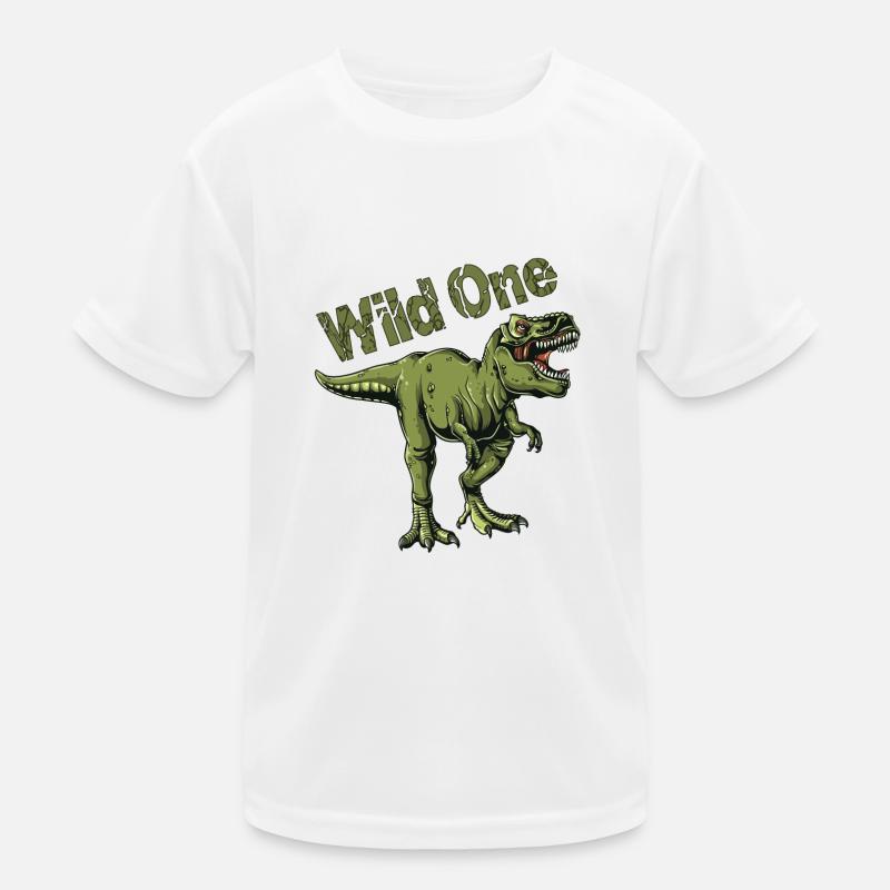 Wilder Dinosaurier Kinder Funktions-T-Shirt