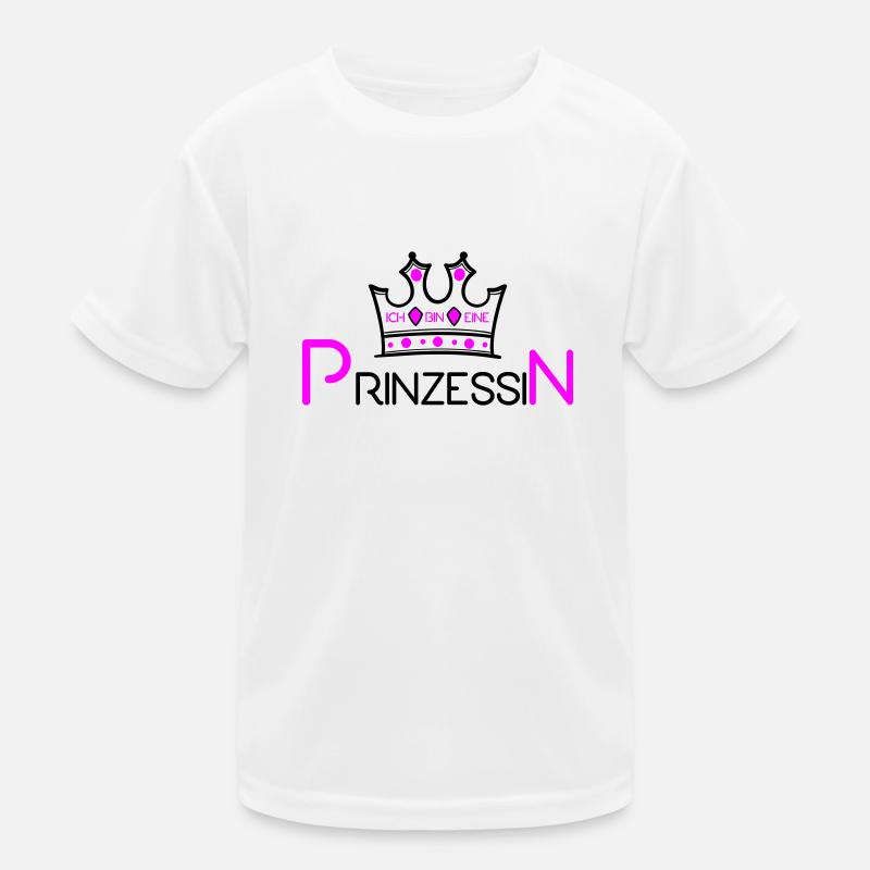 Ich bin eine Prinzessin, Princess Kinder Funktions-T-Shirt