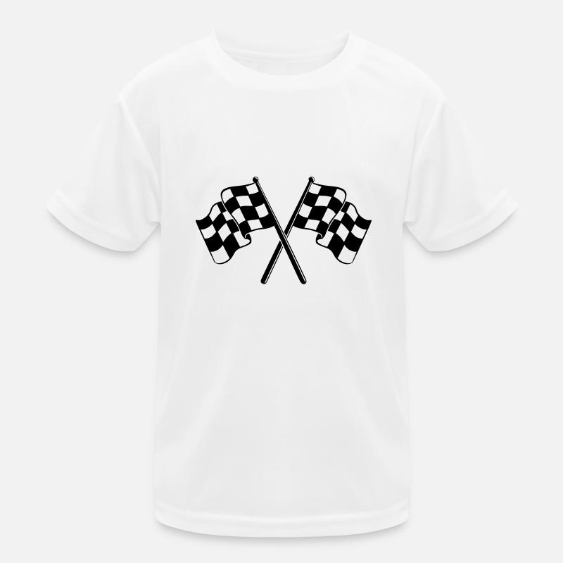 Pavillon de destination Motorsport De course T-shirt sport Enfant