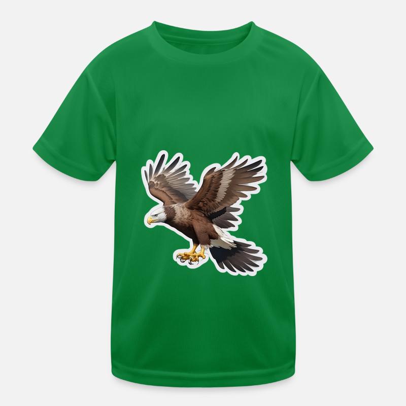 Bald eagle Kids Functional T-Shirt