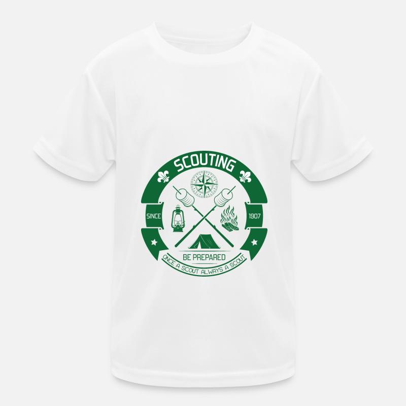 Scout / Scouting - Kids Functional T-Shirt - white