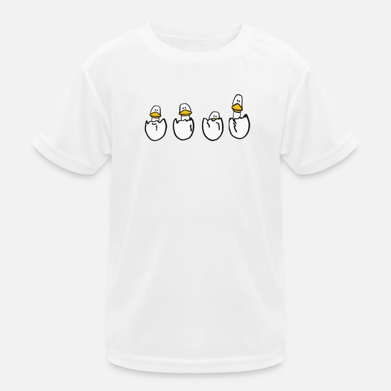 Ducks made of egg Kids Functional T-Shirt