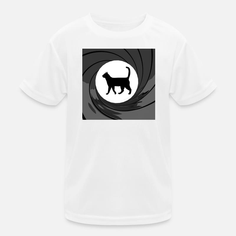 Bond Cat Kinder Funktions-T-Shirt