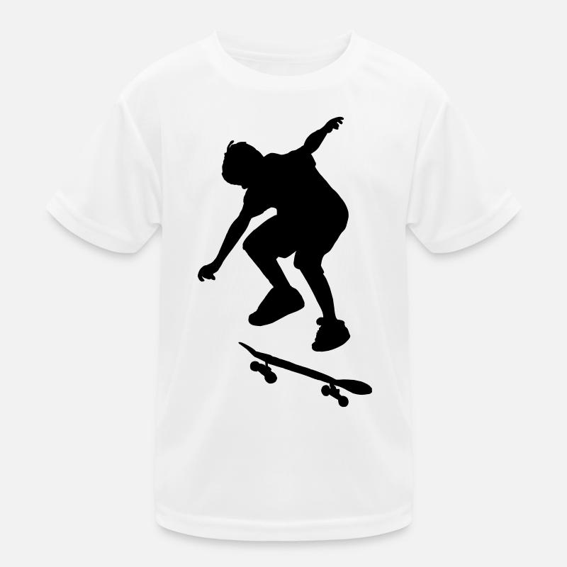 Skateboard Tricks Kinder Funktions-T-Shirt