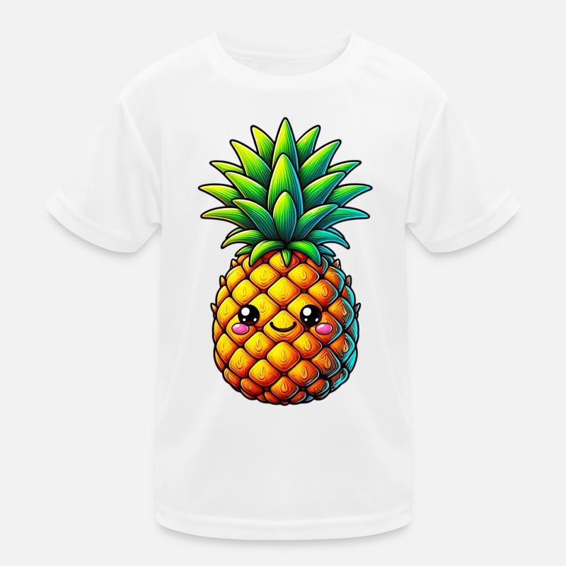 Ananas Kinder Funktions-T-Shirt