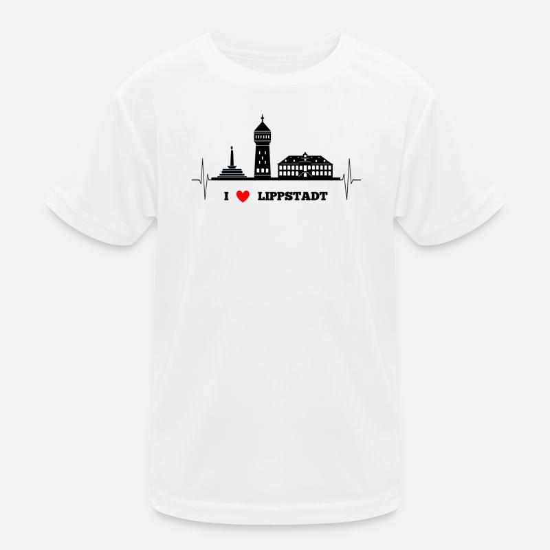 Skyline Lippstadt Kinder Funktions-T-Shirt