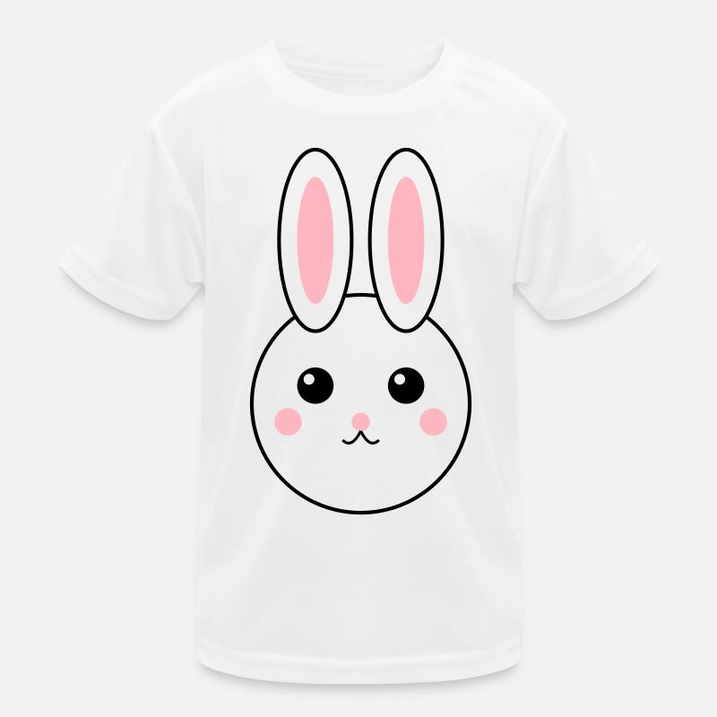 Conception de lapin abstrait coloré T-shirt sport Enfant