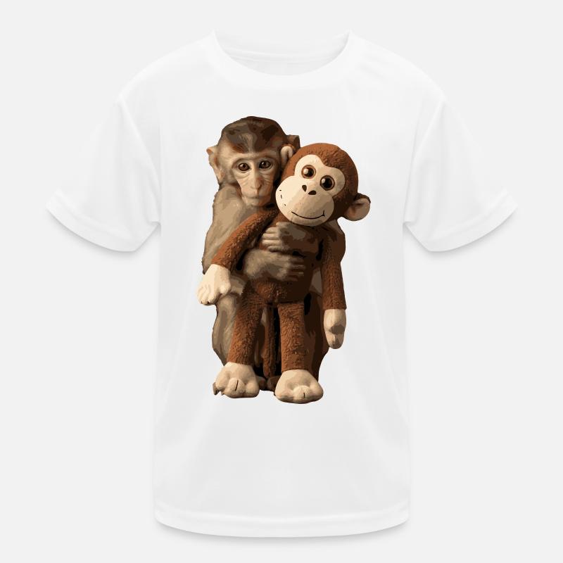 Souvenir d’idée cadeau Viral Punch Monkey T-shirt sport Enfant