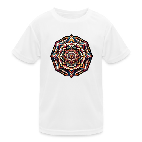 Kunterli - Spiritual, colourful mandala - Kids Functional T-Shirt