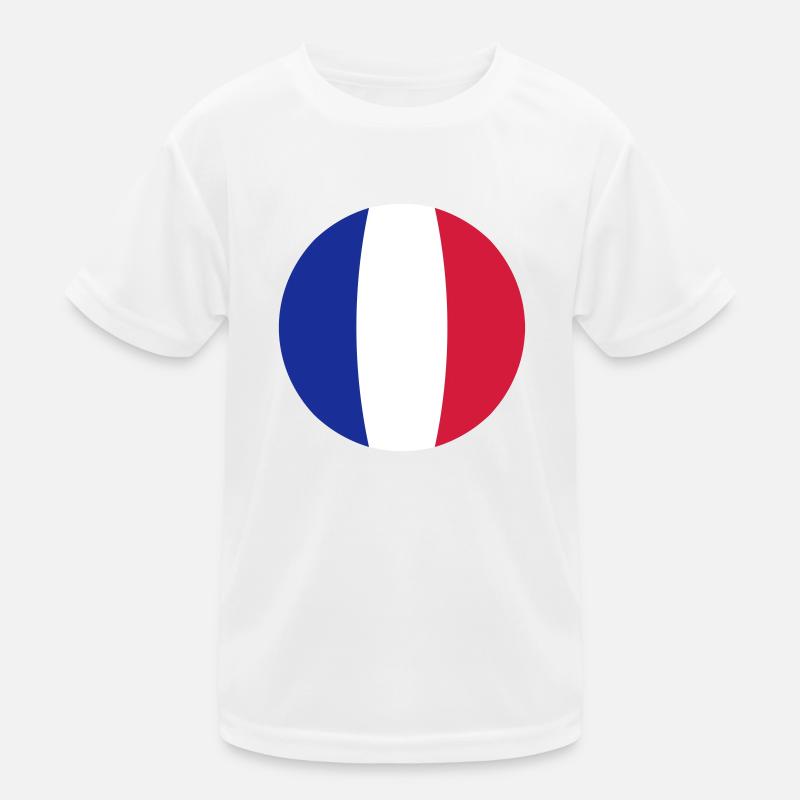 Frankreich Kinder Funktions-T-Shirt