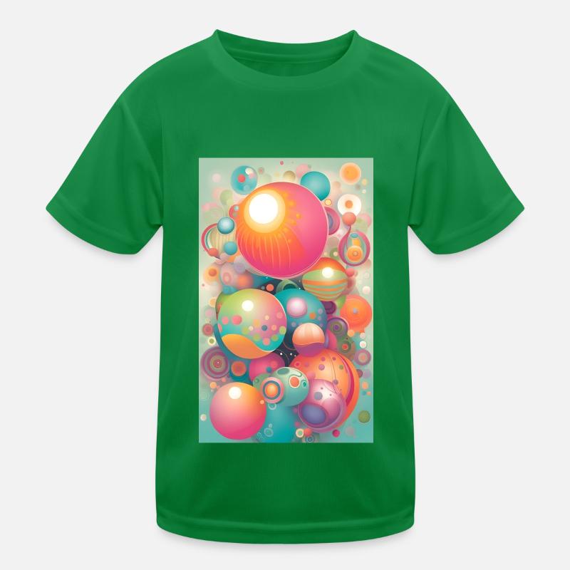 Sphères géométriques heureuses T-shirt sport Enfant