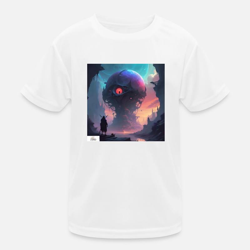 Fork life cartoon Kids Functional T-Shirt