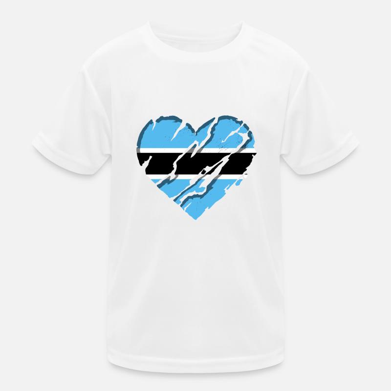 Drapeau du Botswana Drapeau du Botswana Afrique T-shirt sport Enfant