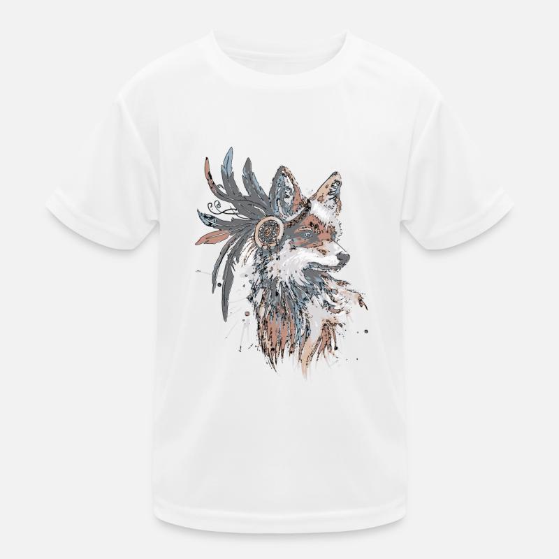 Fox - Kids Functional T-Shirt - white