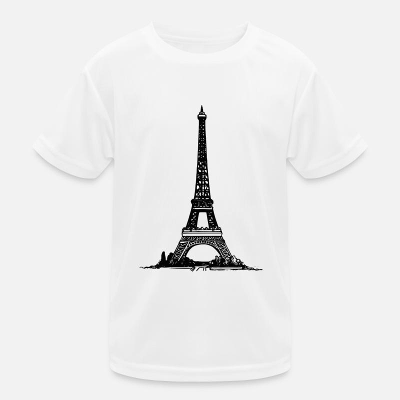eiffelturm Kinder Funktions-T-Shirt