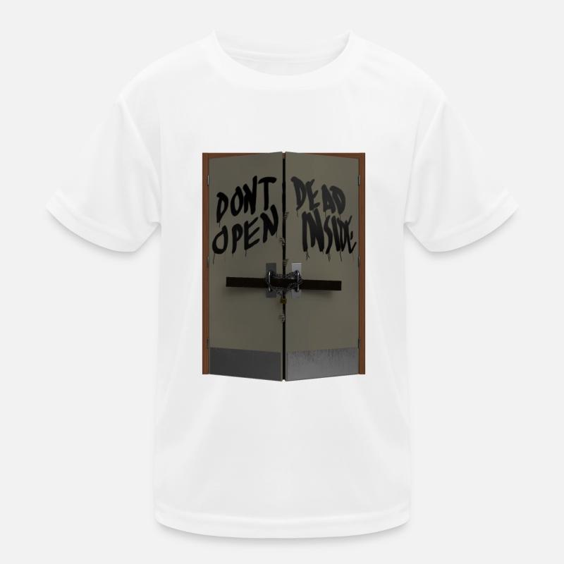 Don't open dead inside T-shirt sport Enfant