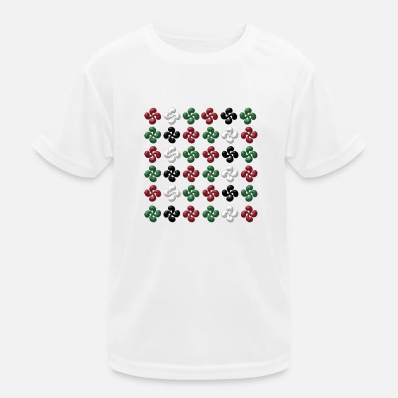 Croix Basque multiple 2 T-shirt sport Enfant
