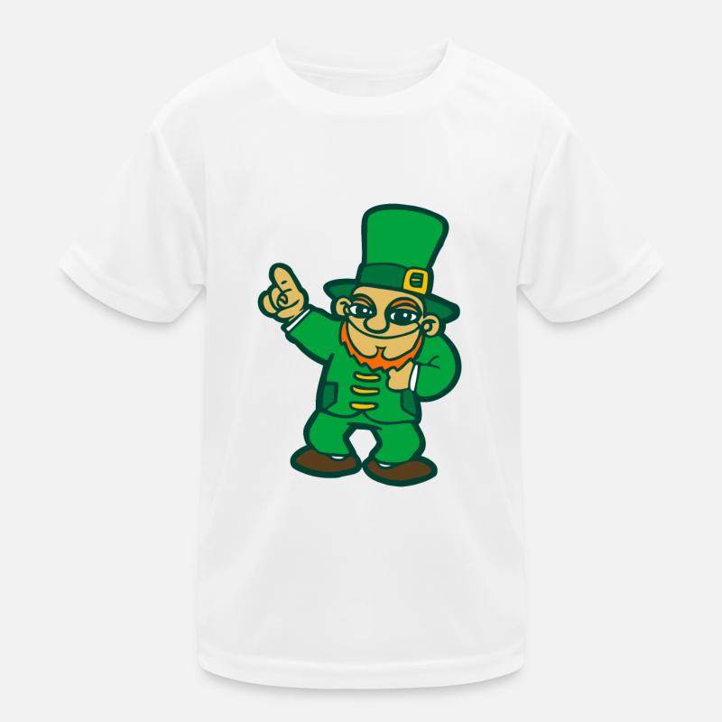 irland st patrick leprechaun irish comics fun Kids Functional T-Shirt