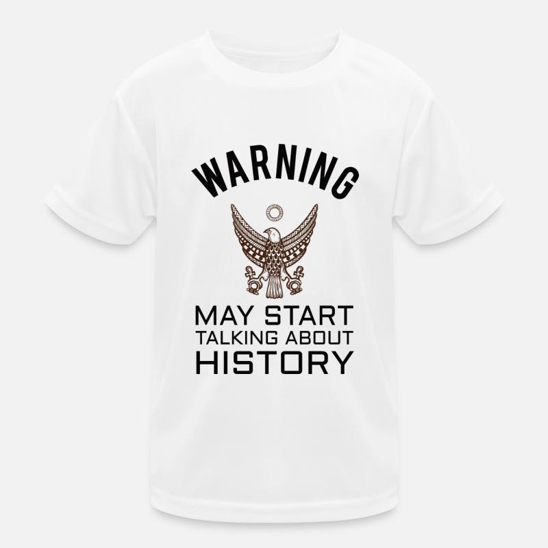 HISTORY HISTORIAN : History Warning T-shirt sport Enfant