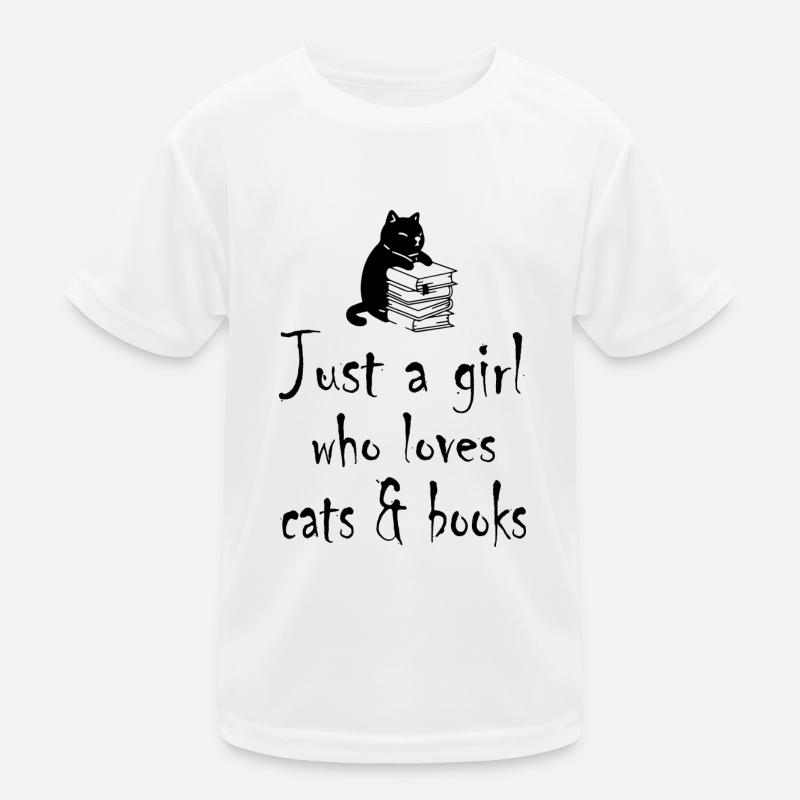 Chat Katze T-shirt sport Enfant