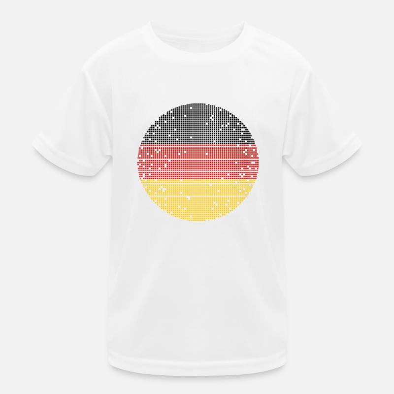 Drapeau allemand Drapeau allemand Utilisé Look Home T-shirt sport Enfant