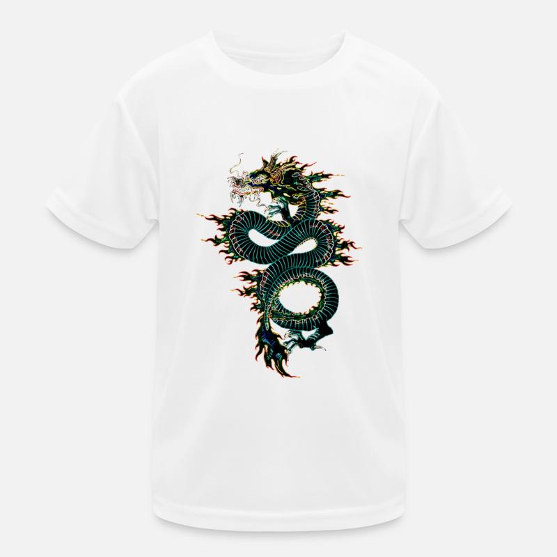 Chinesischer Drache Kinder Funktions-T-Shirt
