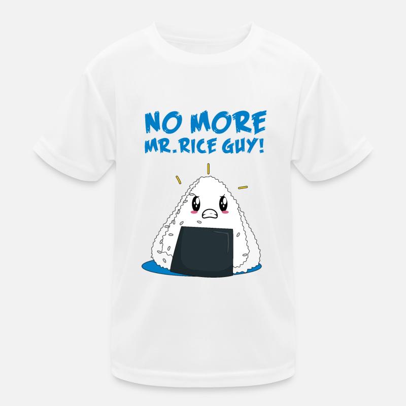 Funny No More Rice Guy Kinder Funktions-T-Shirt