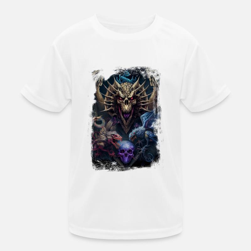 Drachen Kinder Funktions-T-Shirt