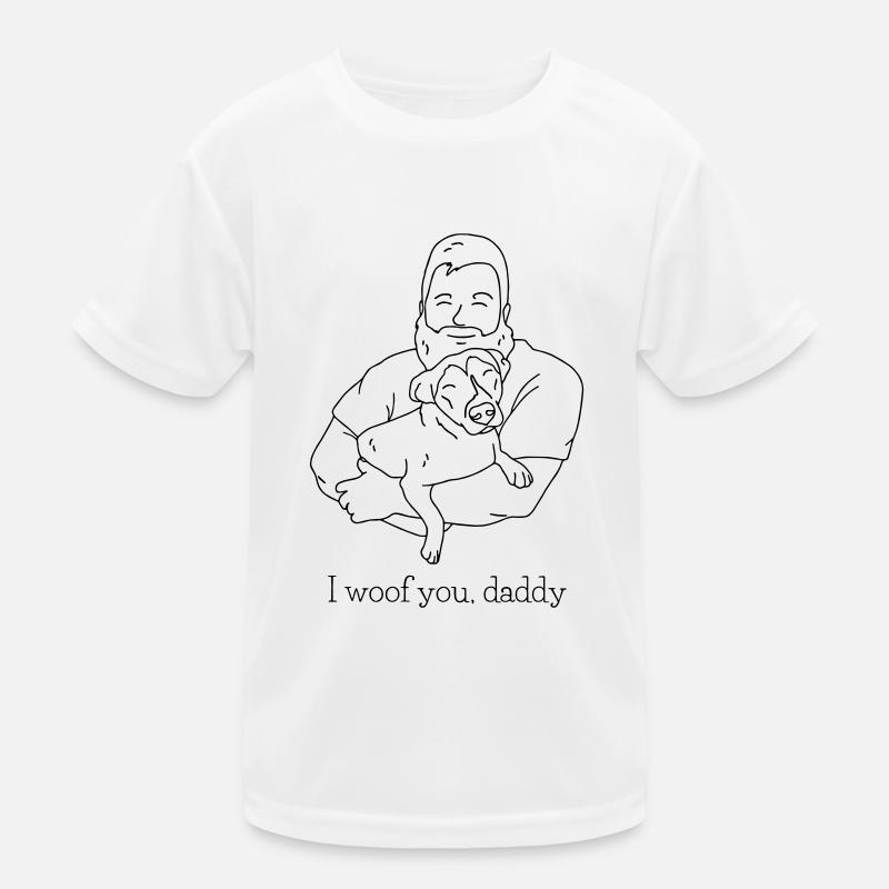 Ich wuff dich, Papa Kinder Funktions-T-Shirt