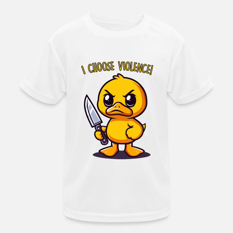 I Choose Violence Kids Functional T-Shirt