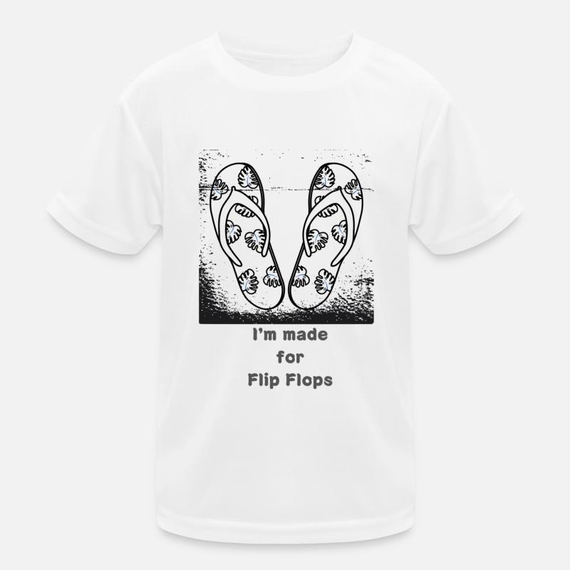 Vacation mood - I'm made for Flip Flops Kinder Funktions-T-Shirt