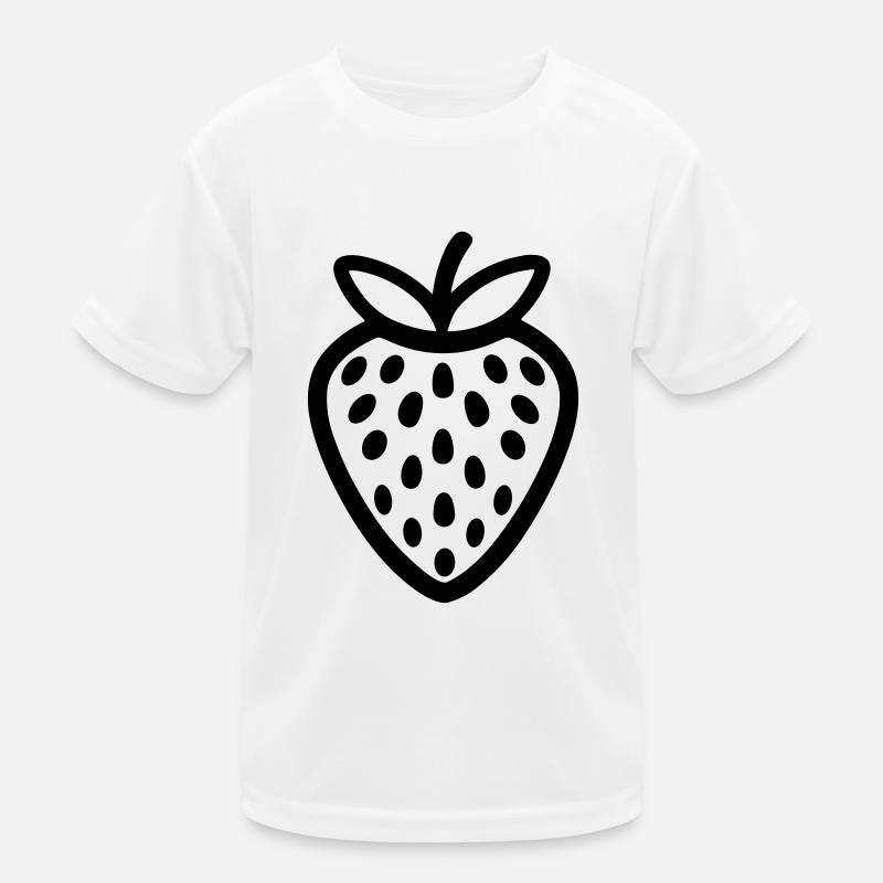 Erdbeere Kinder Funktions-T-Shirt