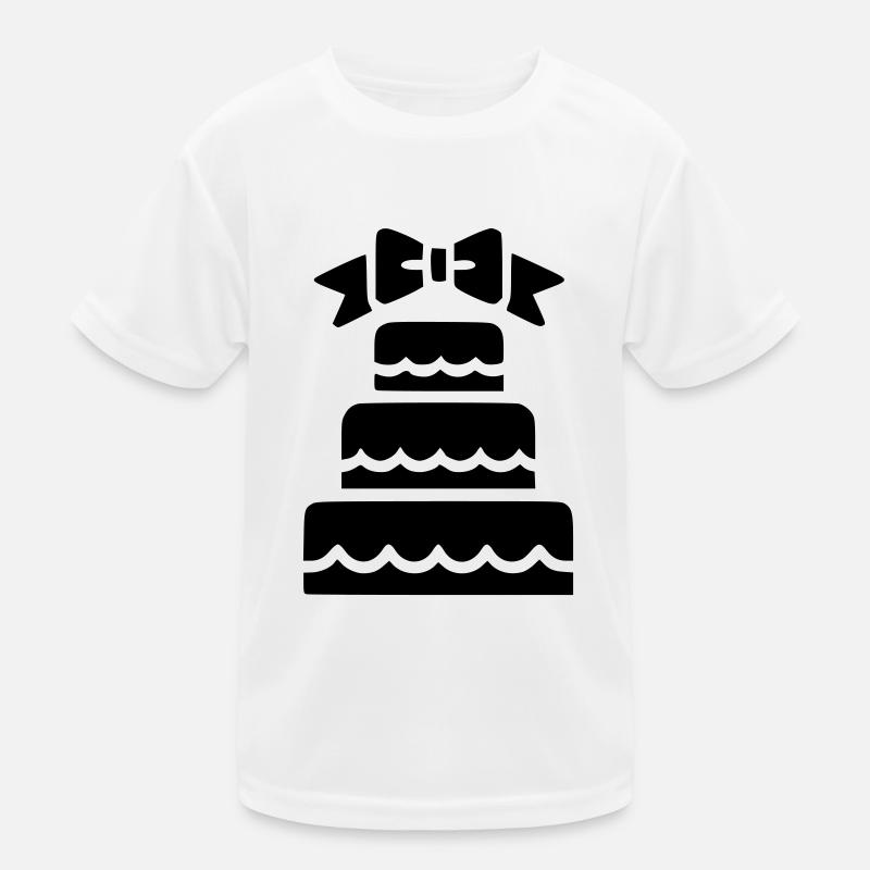 Hochzeitstorte Kinder Funktions-T-Shirt