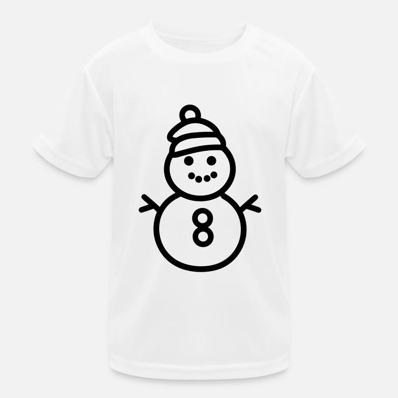 Snowman Kids Functional T-Shirt