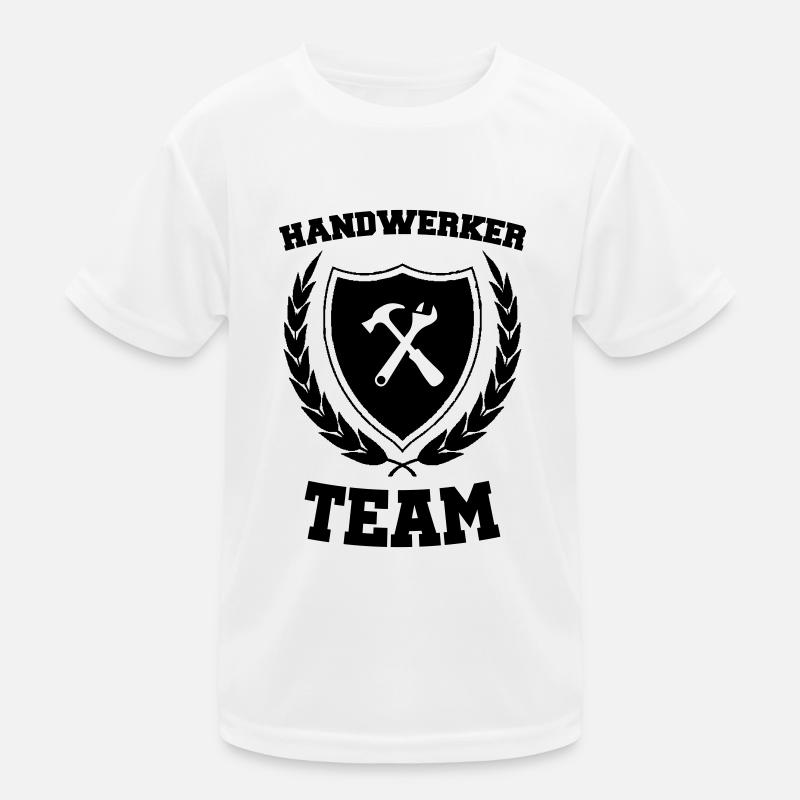 Handwerker Team Kinder Funktions-T-Shirt