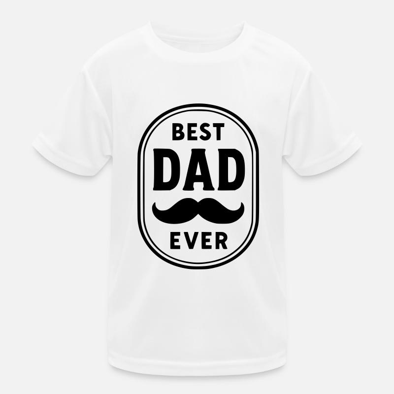 Best dad ever T-shirt sport Enfant