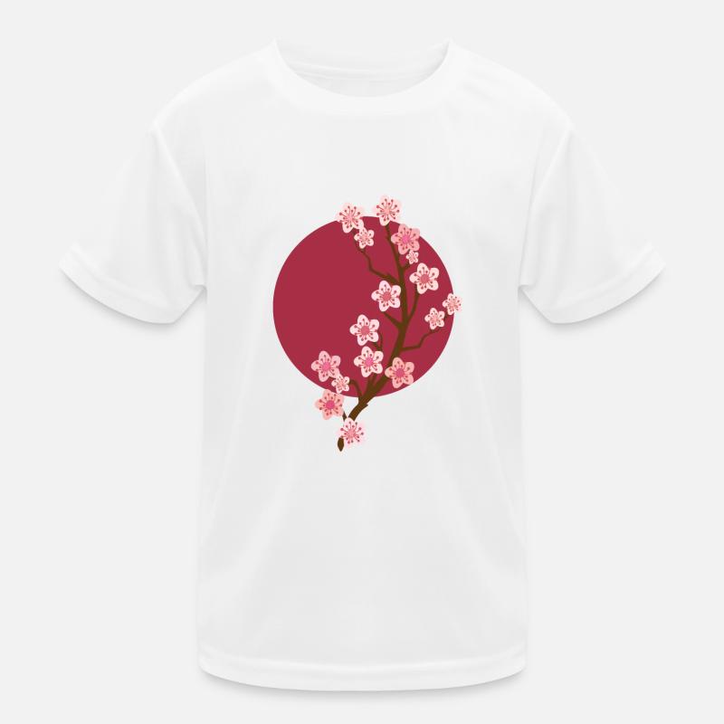 Sakura cherry blossom Kids Functional T-Shirt